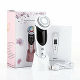 7-in-1 Facial Massager EMS Micro-current Color Light Modes