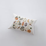 Halloween Cookies Pillow Cover | 18x12 | Modern Farmhouse | Primitive Maroon Abderus