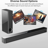 Norcent KB2020 Black Mamba Series 25" 120W Bluetooth Sound Bar