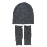 Charcoal Essential Knit Alpaca Beanie Ariel