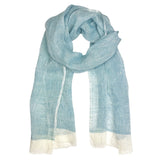 Gauze Linen Two Tone Scarf Ariel