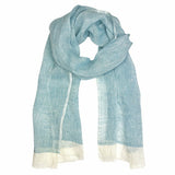 Gauze Linen Two Tone Scarf Ariel