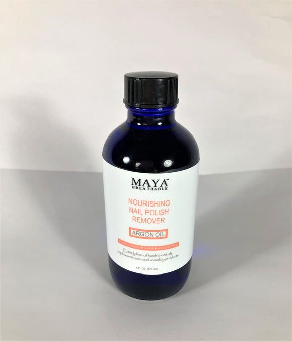 Natural Nail Polish Remover - Argan Oil (6 FL OZ) Periwinkle Lucy