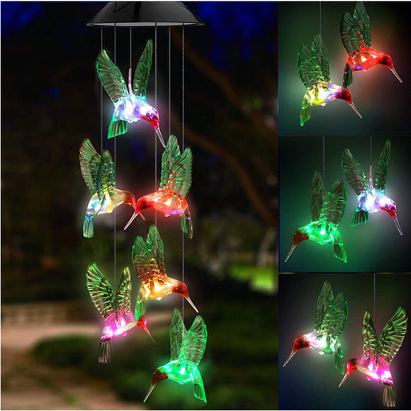 Outdoor Solar Wind Chime Lamp - Choose from 12 Styles