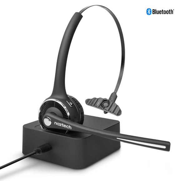 Naztech N980 BT Over-the-Head Headset with Base