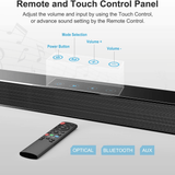 Norcent KB2020 Black Mamba Series 25" 120W Bluetooth Sound Bar