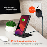 HyperGear Wireless Fast Charging Stand Black