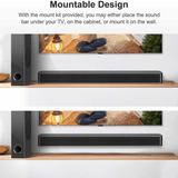 Norcent KB2020 Black Mamba Series 25" 120W Bluetooth Sound Bar