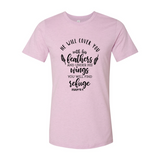 He Will Cover You with His Feathers Under His Wings T-Shirt