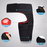 1 /2 Pcs Unisex Adjustable Hip Brace Thigh Compression Sleeve Pink Iolaus