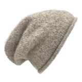 Beige Essential Knit Alpaca Beanie Ariel