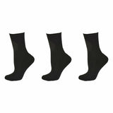 Diabetic/Arthritic Cushioned Cotton Ankle Women's Socks 3 Pair Pack