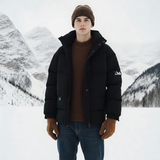 Men's Stand Collar Puffer Jacket