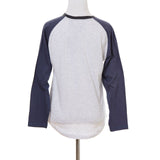 Jaylen Raglan Long Sleeve Tee Boys Cyan Lily