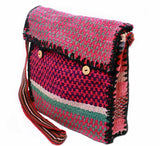 Fuchsia, Messenger style Crossbody Bag Kornerupine