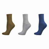 Diabetic/Arthritic Cushioned Cotton Ankle Women's Socks 3 Pair Pack