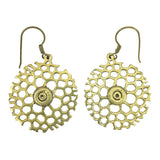 Honeycomb Bomb Earrings Ariel