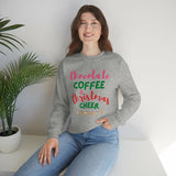 Women's "Chocolate Coffee & Christmas Cheer" Sweatshirt