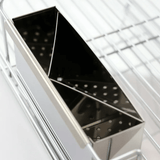 Better Chef 22" 2-Tier 4-Piece Chrome Classic Dish Rack Sky Iapetus