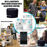 Naxa Wi-Fi & Bluetooth Multi-Room Speaker with Amazon Alexa Voice