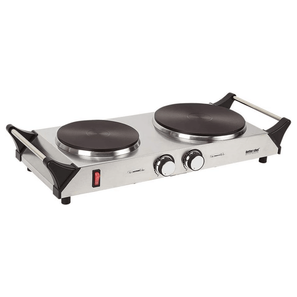 Better Chef Electric Solid Element Countertop Double Burner