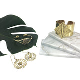 Honeycomb Bomb Earrings Ariel