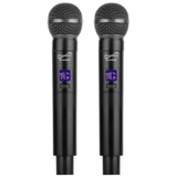 Supersonic VHF Dual Fixed Channel Professional Wireless Microphone wit