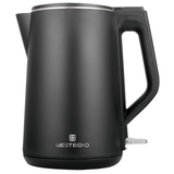 West Bend 1500W 1.5L Cordless Kettle with Stainless Interior Sky Iapetus