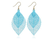 Rainbow Leaf Earrings