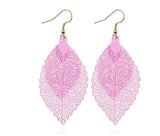 Rainbow Leaf Earrings