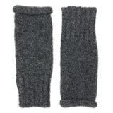 Charcoal Essential Knit Alpaca Gloves Ariel