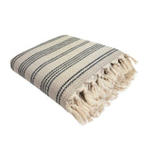 Woven Stripe Turkish Throw Ariel