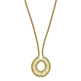 Golden Halo Necklace Ariel