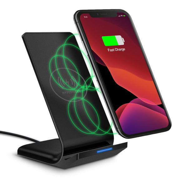 HyperGear Wireless Fast Charging Stand Black