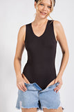 V-Neck Sleeveless Bodysuit