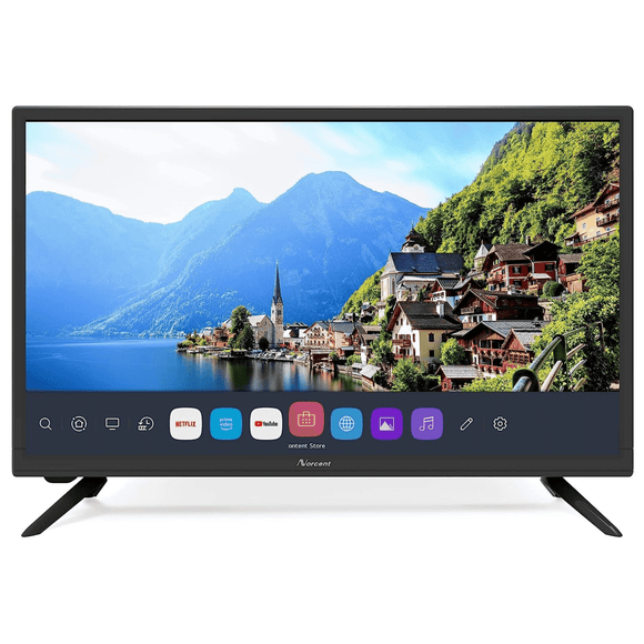 Norcent 24 Inch 720P LED HD Smart TV Wall-Mountable