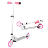 Pink Scooter for Teens 3 Adjustable Height & Easy Folding