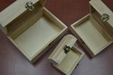 3 Pcs Set Handmade Wood Storage Wood Boxes