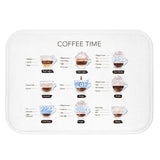 Coffee Time Drinks Bath Mat Home Accents