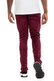 SIMPLE TRACK PANTS- BURGUNDY Lime Milo