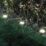 4 LED Solar Powered In-Ground Lights - Set of 4
