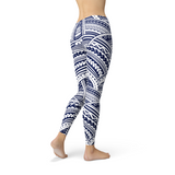 Women's Polynesian Maori Tattoo Leggings