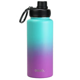 DRINCO® 32oz Stainless Steel Water Bottle - Ombre Fuchsia Teal
