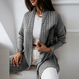 Deep V Neck Knitted Sweater Silver Sam