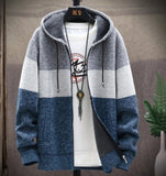 Men's Hooded Zipper Sweater Jacket