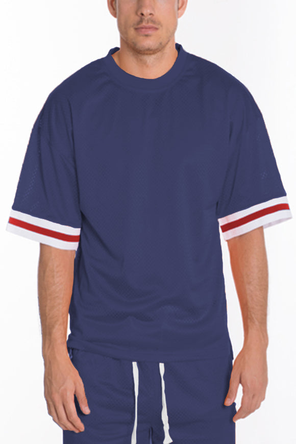Mesh Jersey T-shirt