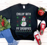 Chillin' With My Snowmies Christmas Sweatshirt