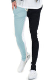 Split Two Tone Track Pants Lime Milo