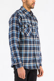 Quilted Flannel Shirt Lime Milo