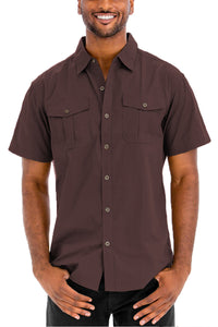 TWO POCKET BUTTON DOWN SHIRT Lime Milo